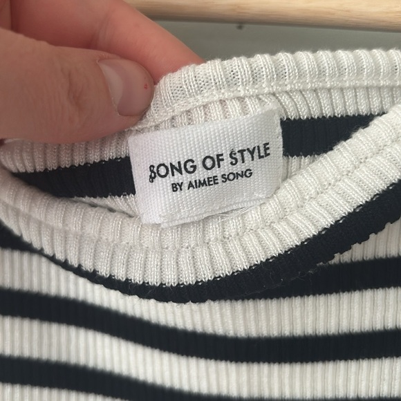 Song of Style Ribbed Knit Striped Tank – Size medium - Picture 3 of 4